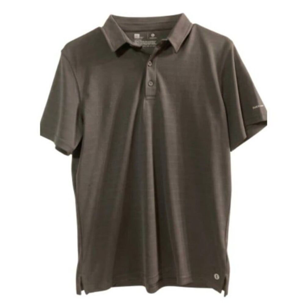 Xersion Boys Gray Solid Polo Shirt XL Short Sleeve Polyester